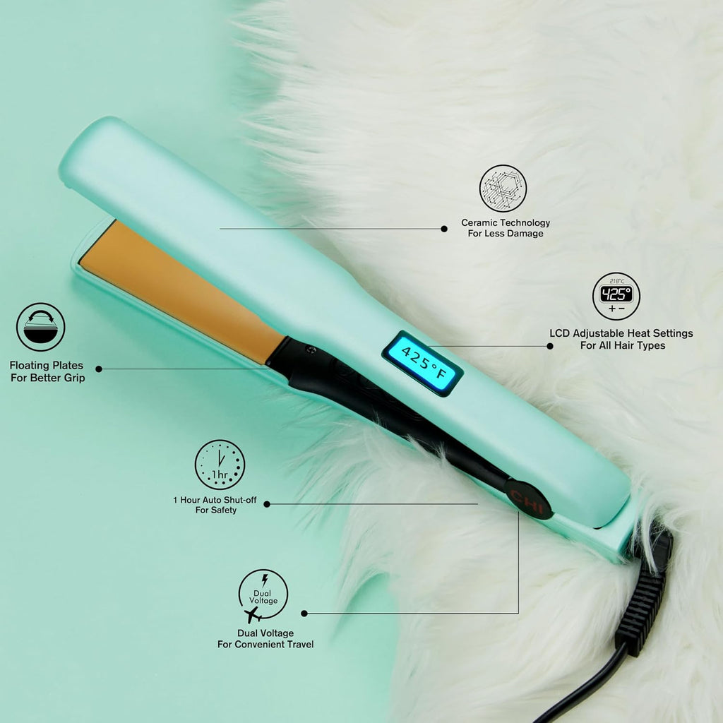 CHI - Plancha de pelo original, 1.25 pulgadas, color menta Mojito |...