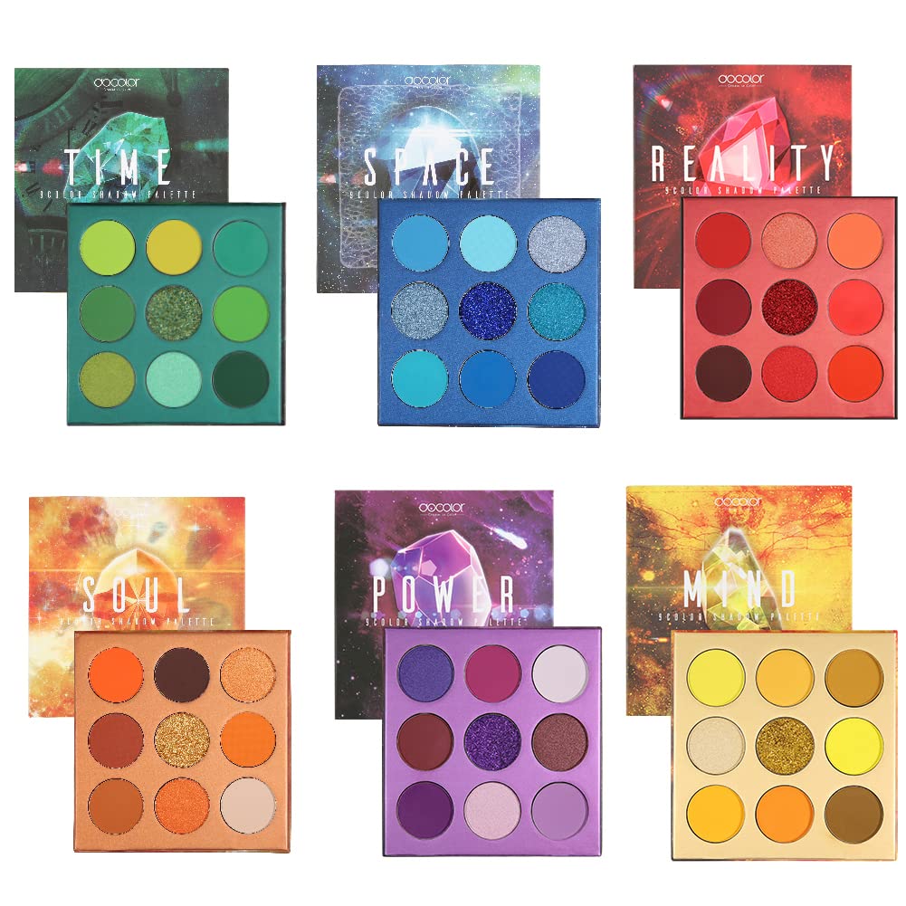 docolor Paleta de sombras de ojos de 54 colores, paleta de sombras...