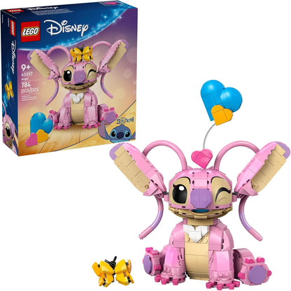 LEGO Disney Angel Lilo & Stitch Juguete para niños, decoración de habitación y juego de construcción para niñas y niños, a partir de 9 años, idea de regalo de cumpleaños para jóvenes fanáticos que