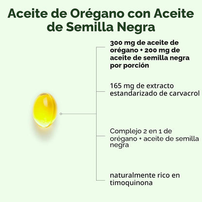Micro Ingredients Cápsulas blandas de aceite de orégano con aceite...