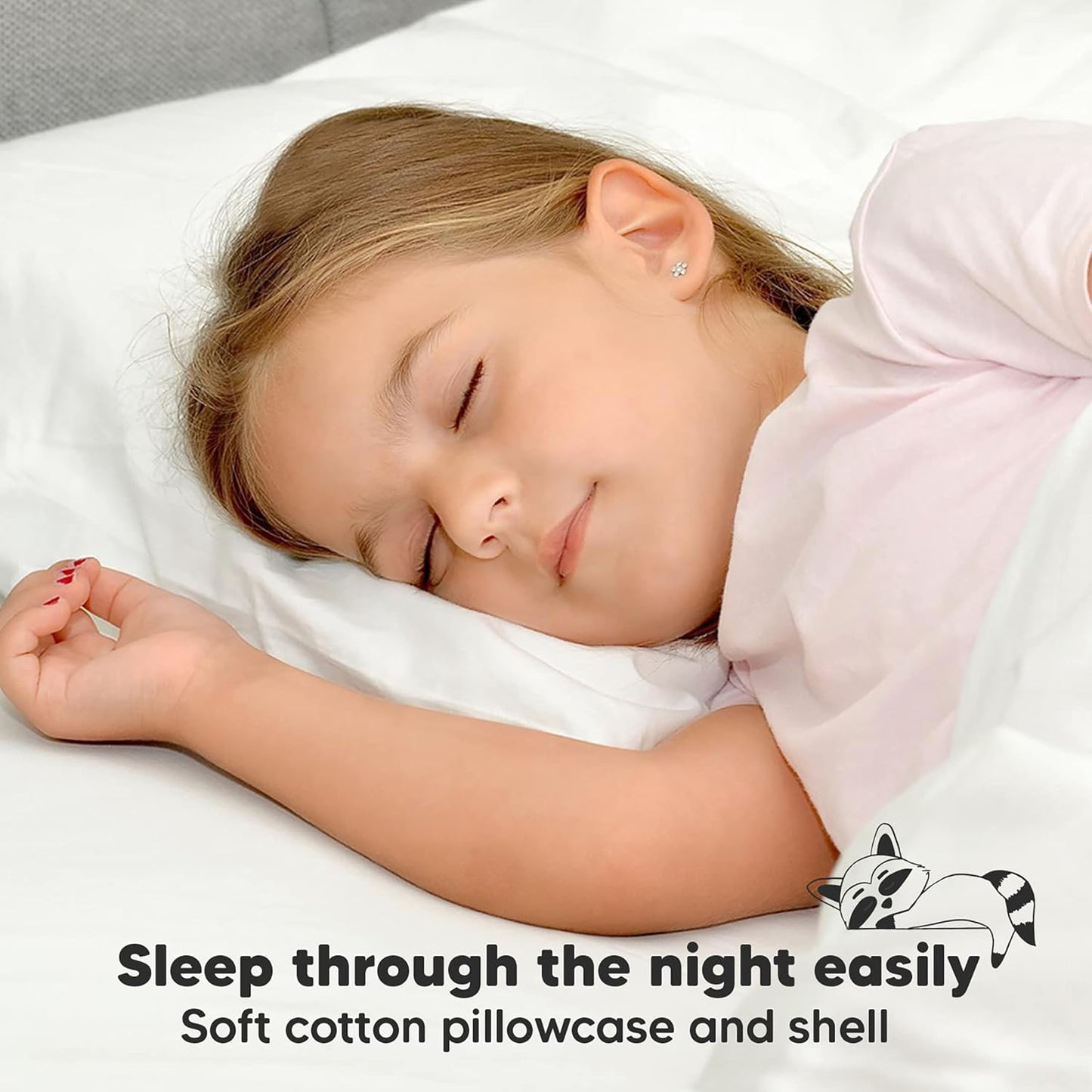 My Little Dreamy Kids Almohada pequeña de 13 x 18 pulgadas con fund...