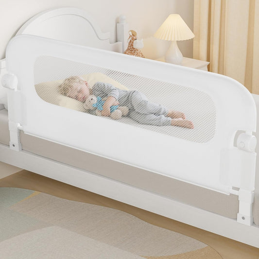 NUTIKAS Barandilla protectora para cama de bebé para niños pequeños...