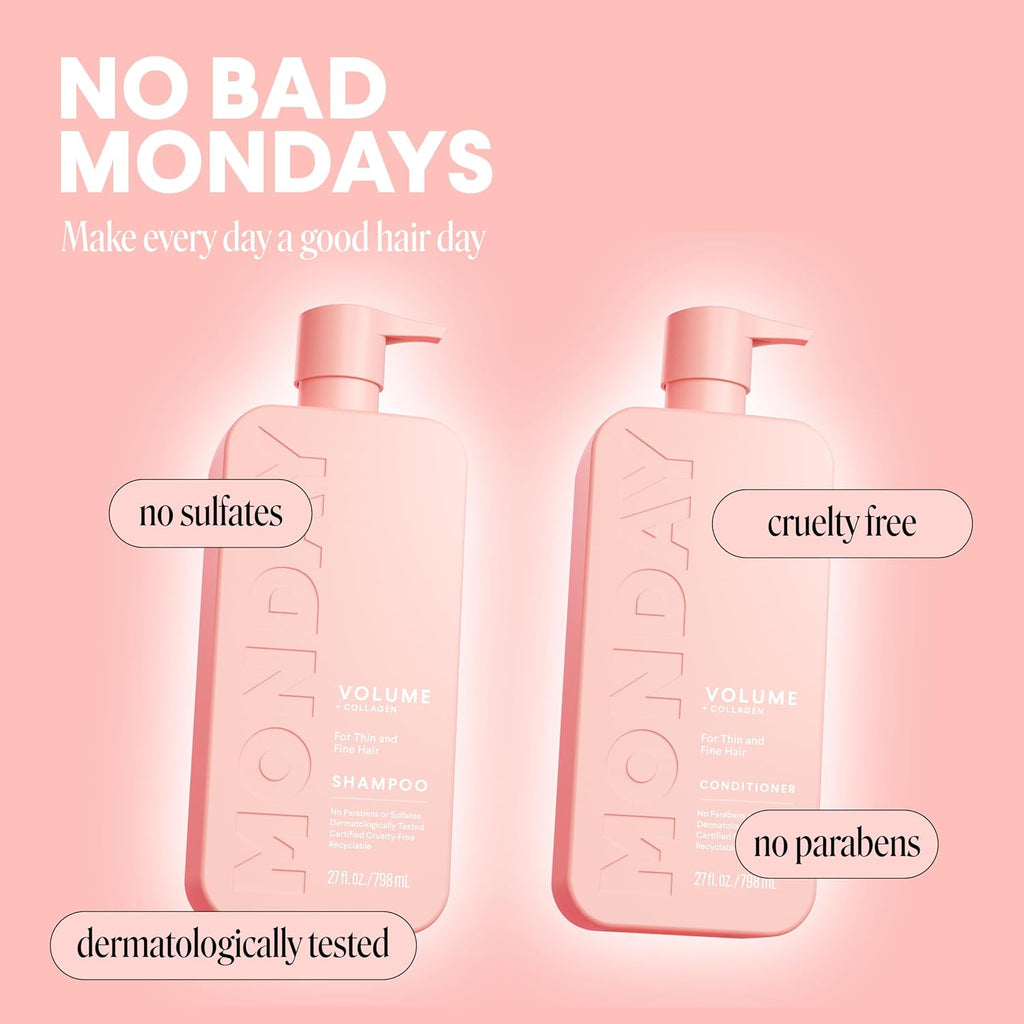 MONDAY HAIRCARE Volumen de champú + acondicionador (2 unidades) 27...