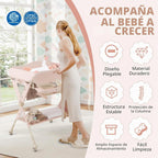 BABY JOY Cambiador portátil para bebé, estación de cambio de pañale...