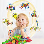 Huaker Juguetes de construcción STEM para niños y niñas de 3, 4, 5,...