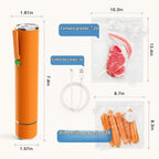 Máquina selladora al vacío, selladora al vacío portátil de mano con...