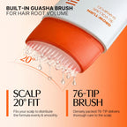 lilyeve GROWTURN Champú con cepillo de volumen 3D, biotina, crecimi...