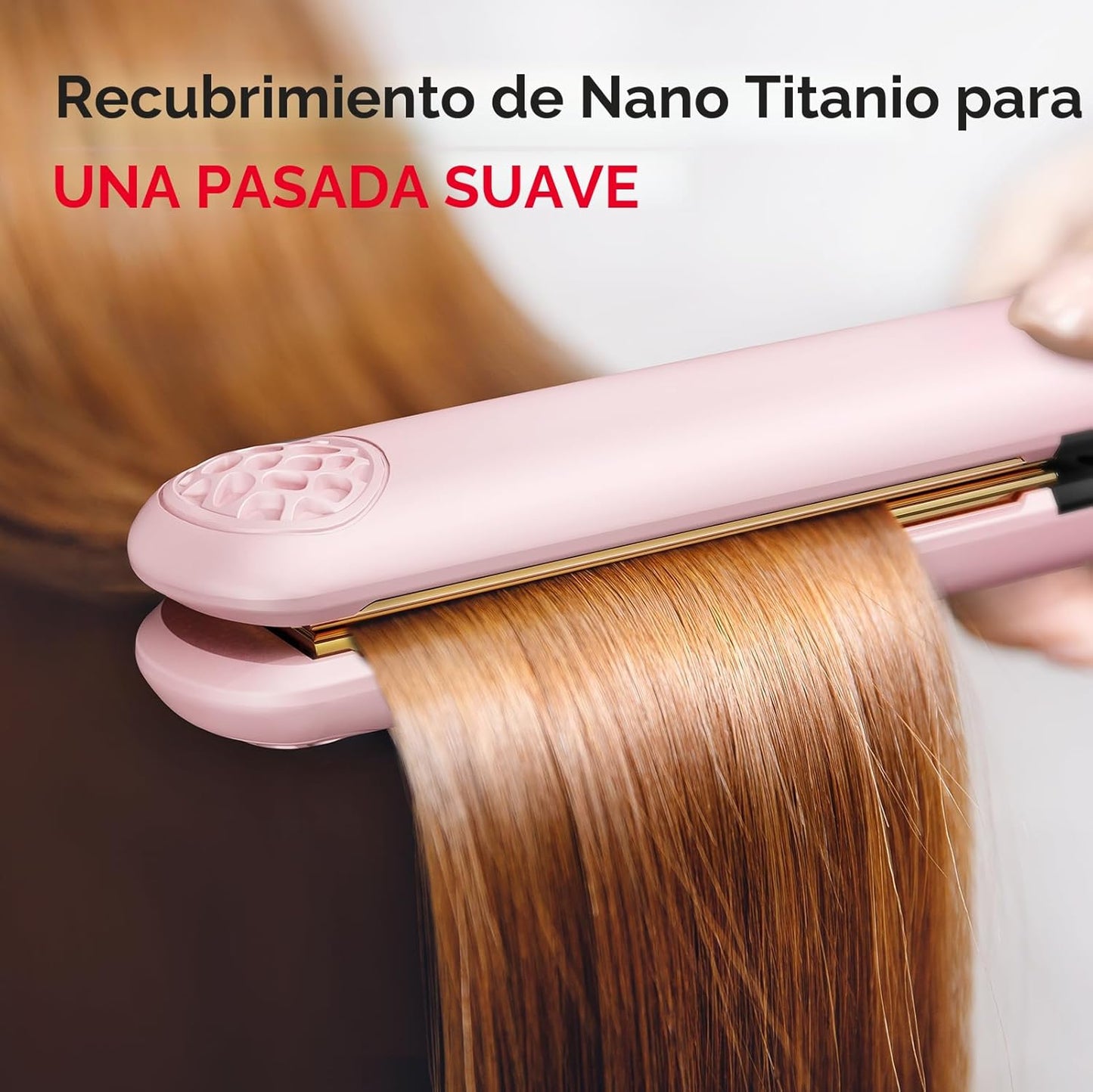TYMO Plancha alisadora de pelo y rizador 2 en 1 con calentamiento r...