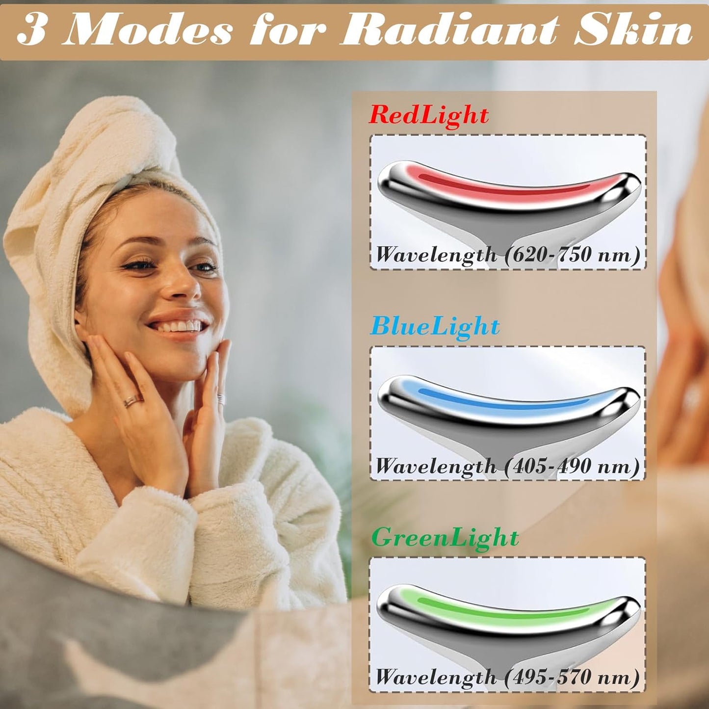 Masajeador facial para mujeres y hombres, rodillo facial para apret...