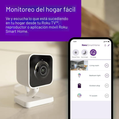 Cámara Roku para interior - Seguridad del hogar - Pack de 2 - Cámar...