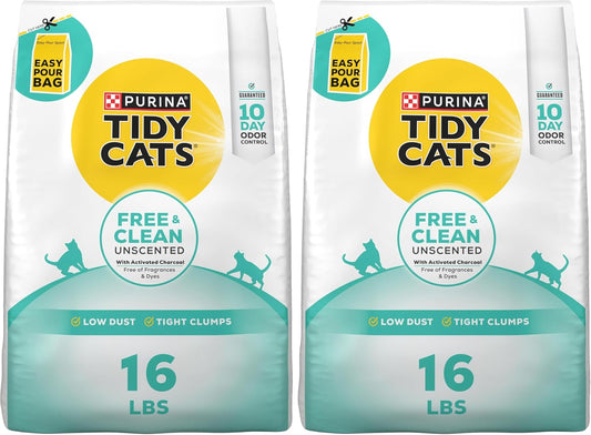 Purina Tidy Cats - Arena aglutinante para gatos, control de olores,...