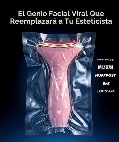 REVO Genie Masajeador facial para cara y cuello, dispositivo de est...