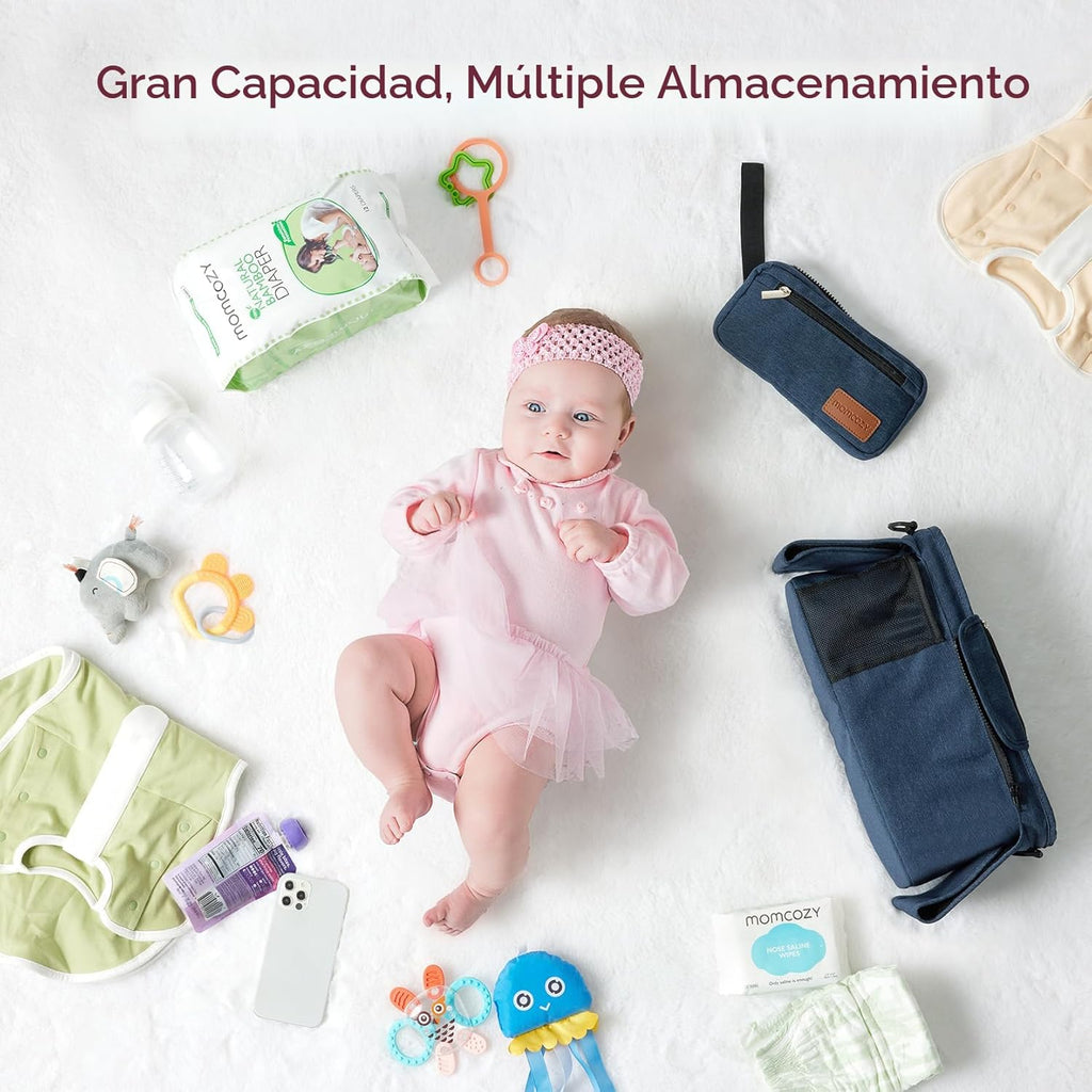 Momcozy: Organizador universal para cochecito con soporte para taza...