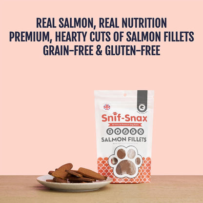 Snif-Snax Filetes de salmón para perros, paquete de 3 \u2013 Entren...