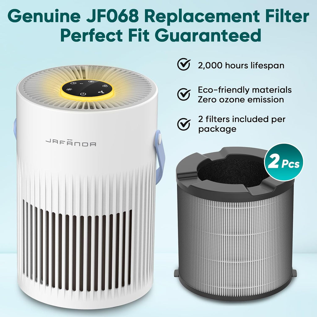 Purificador de aire y 2 filtros de repuesto para el hogar y el dorm...