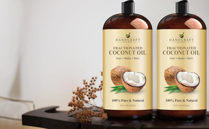 Handcraft Blends Aceite de coco fraccionado, 28 onzas líquidas, 100...