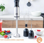 MasterChef Batidora de Inmersión de Mano con Batidor Eléctrico y Ac...