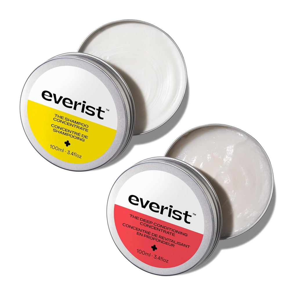 Everist Haircare Essentials Duo | Champú y acondicionador, latas |...