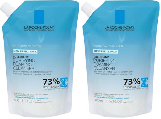 La Roche-Posay Toleriane Limpiador Facial Espumoso Purificante, Lim...