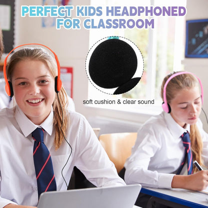 Konohan Paquete de 32 auriculares a granel para escuela, estudiante...