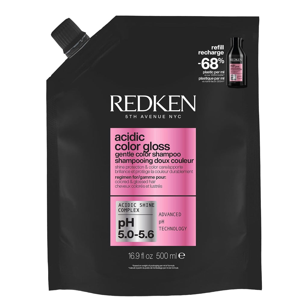 Redken Champú Acidic Color Gloss sin sulfatos para protección del c...