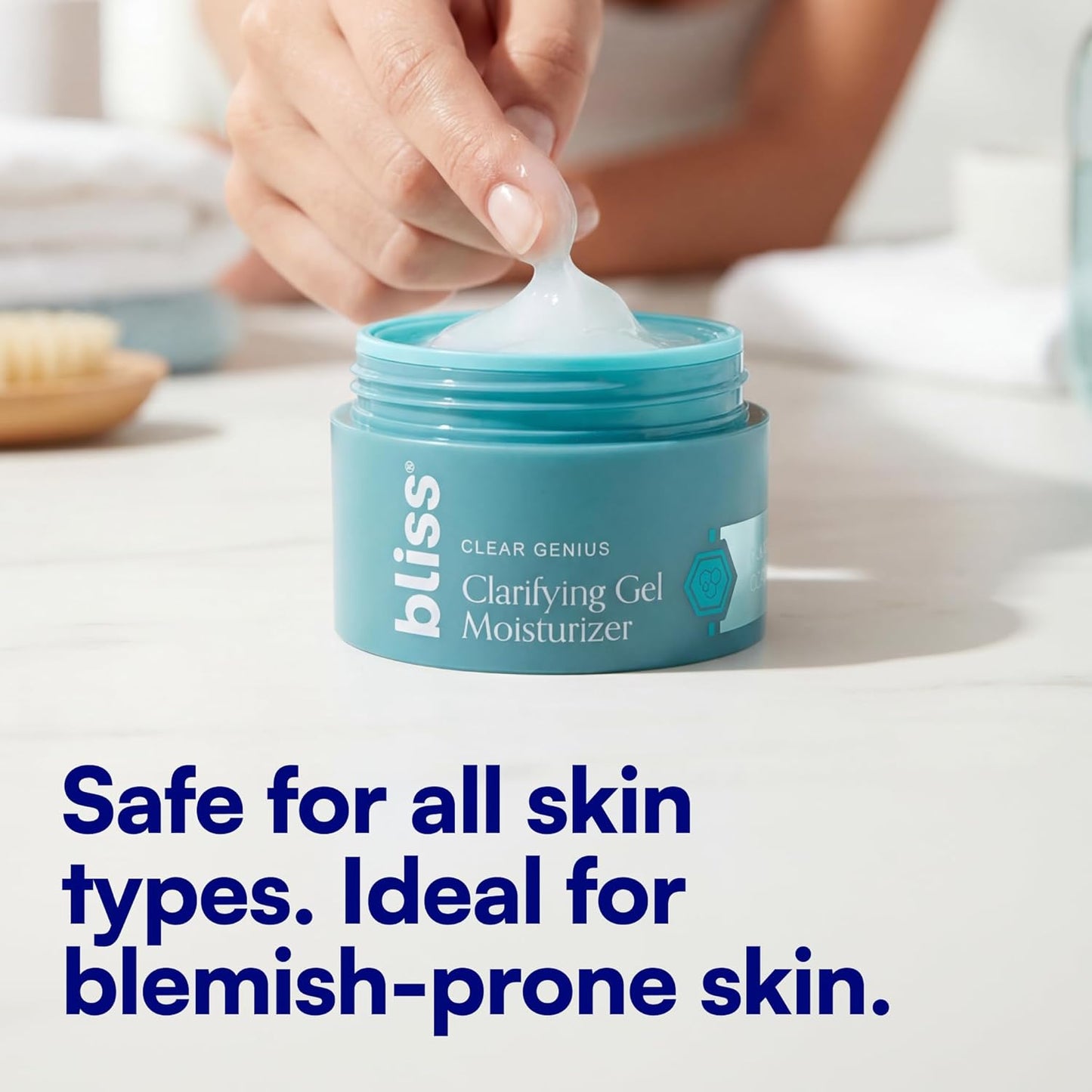 Bliss Clear Genius Gel Hidratante Clarificante con Complejo CLARITY...