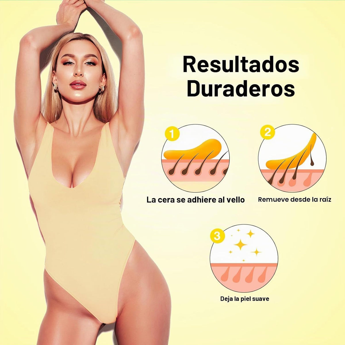 Waxers Cartucho de recarga de cera para depilación enrollable para...