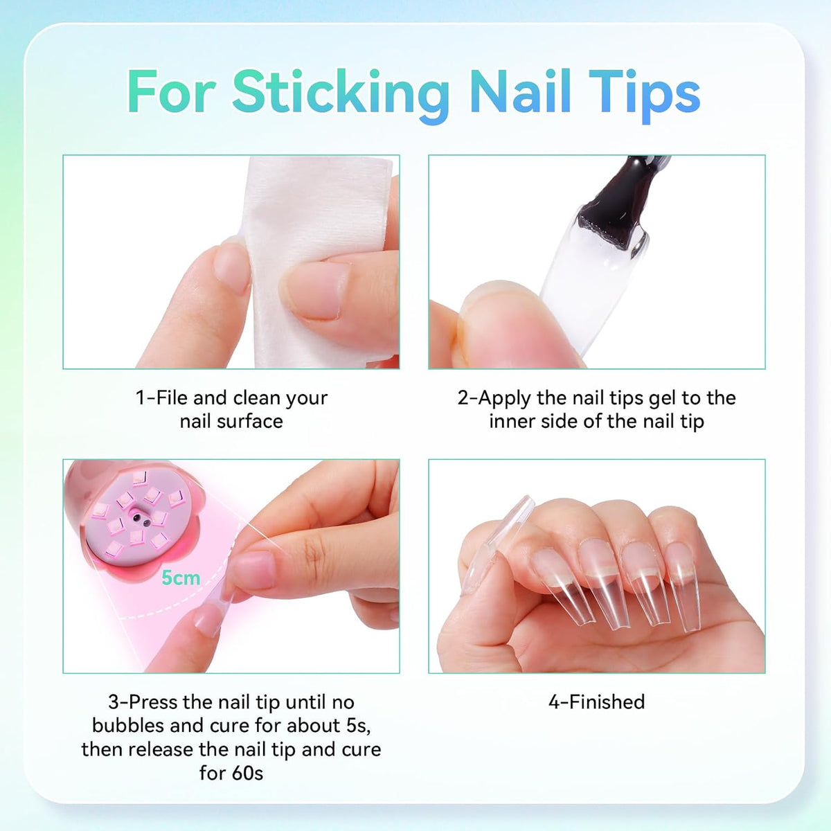 Makartt Lámpara UV de cuello de cisne para uñas de gel para uñas de...