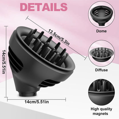 YTCHYYSK Accesorio difusor de rizos ondulados para Dyson Airwrap HS...
