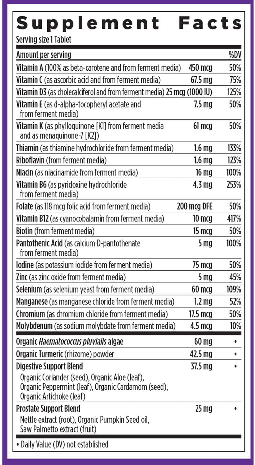 New Chapter One Daily Every Man's Multivitamin 55+ - Ofrece apo...