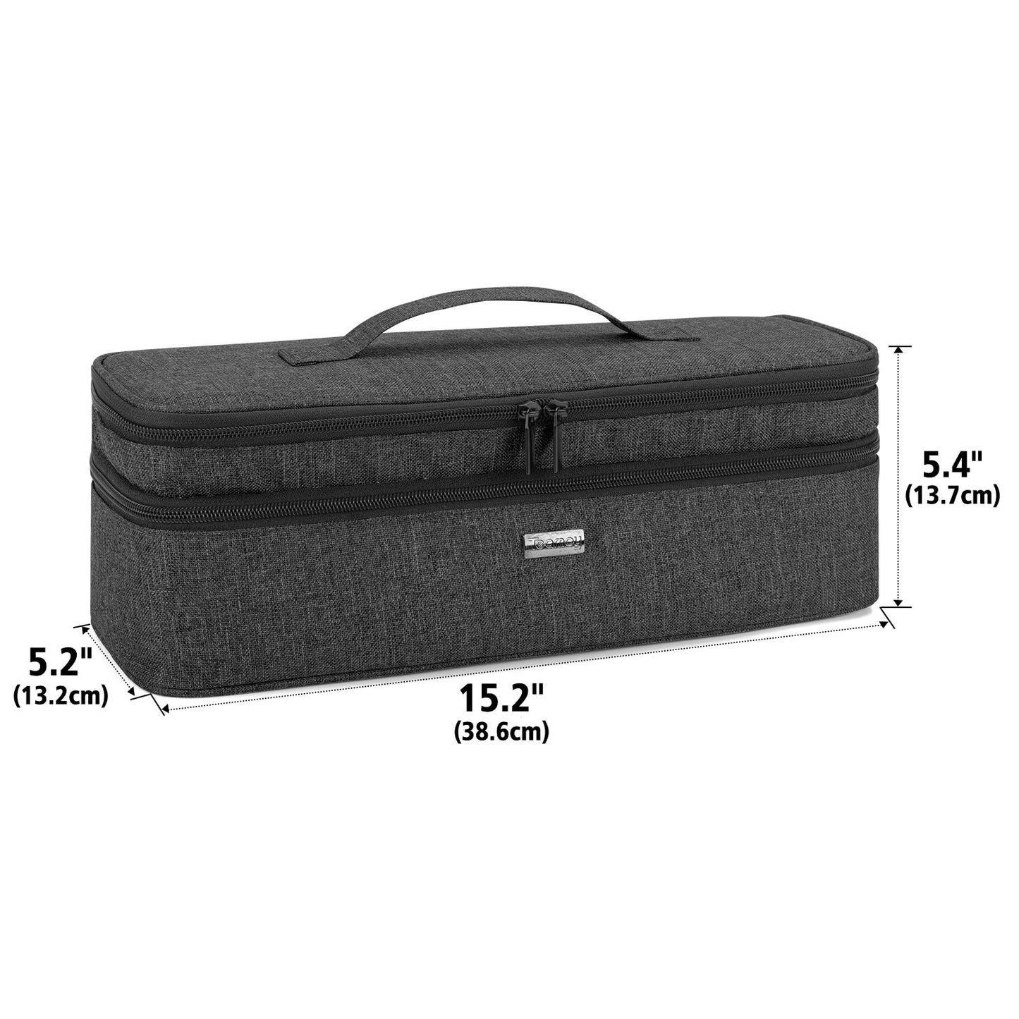 Teamoy Bolsa de almacenamiento de viaje de doble capa compatible co...