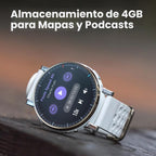 Amazfit Reloj inteligente Active 3, cristal de zafiro AMOLED de 1.3...