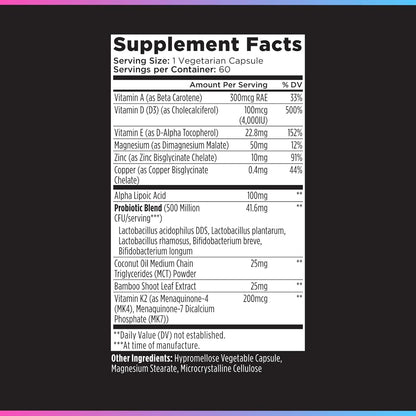 Livingood Daily Suplemento de vitamina D3 K2 de 4000 UI, suplemento...