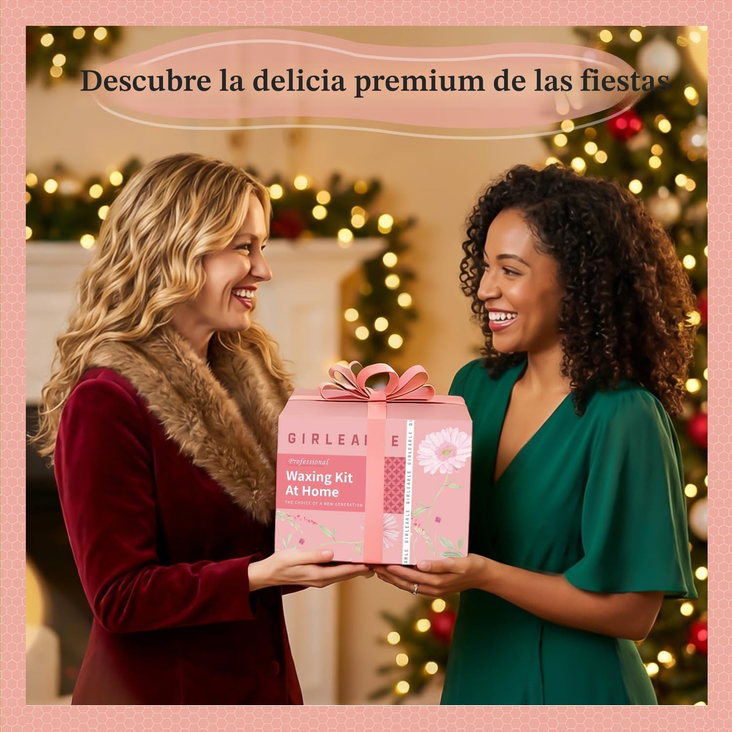 Kit de depilación para mujeres y hombres, GIRLEARLE calentador de c...