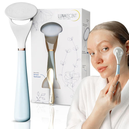 LUNAESCENT Aplicador de suero para cara con espátula, herramienta r...