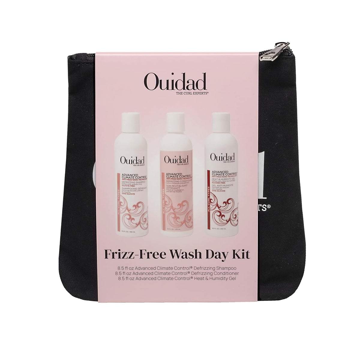 Ouidad Kit de cuidado del cabello sin encrespamiento para cabello r...