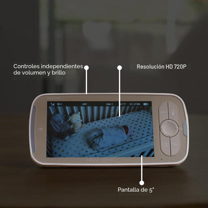 Infant Optics DXR-8 PRO Monitor de Video para Bebé, Resolución HD 7...