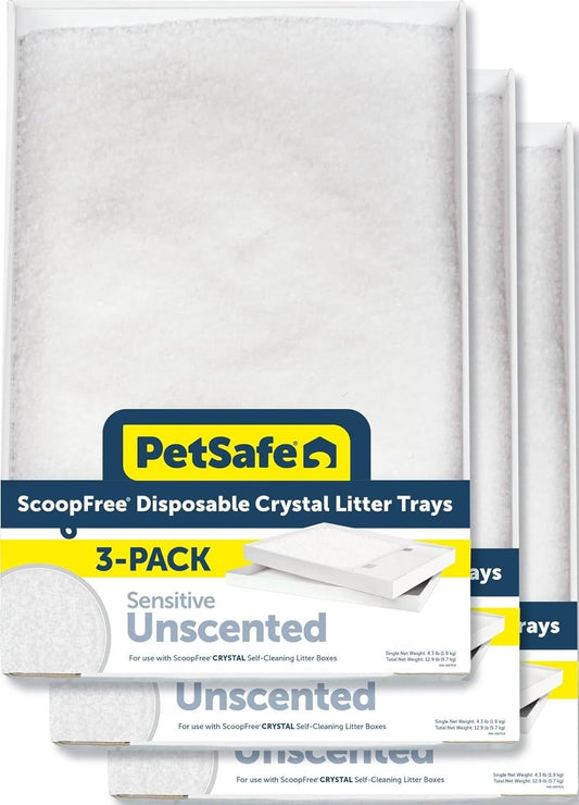 PetSafe ScoopFree Bandeja de arena desechable de cristal para gatos...
