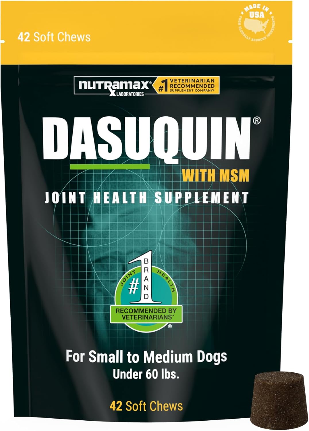 Nutramax Dasuquin para perros pequeños a medianos, suplemento para...