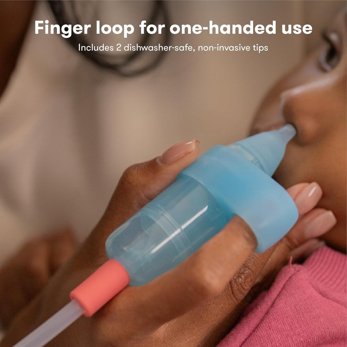 Frida Baby Aspirador nasal eléctrico NoseFrida Pro para bebé, succión de grado hospitalario, succión de nariz para bebés y niños pequeños, aspirador nasal para aliviar la congestión, 5 niveles de