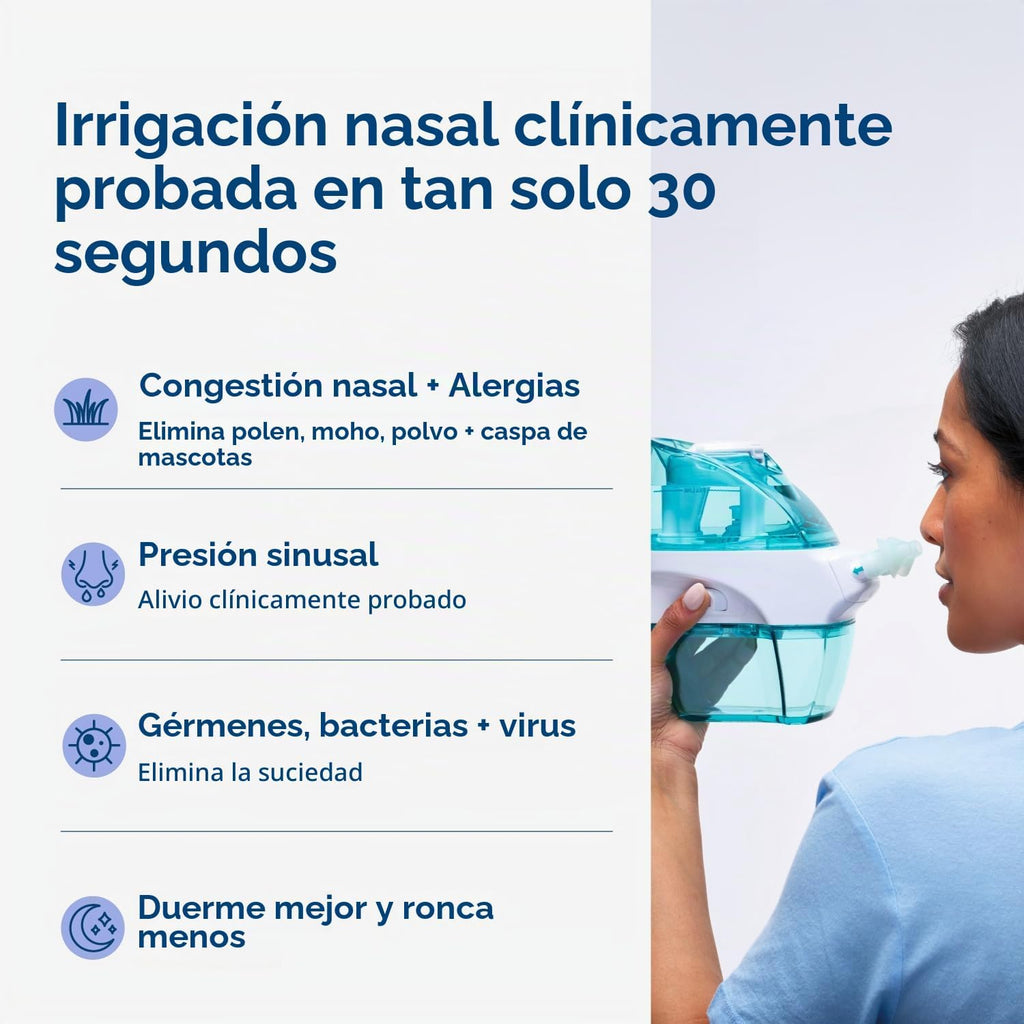 Navage Paquete Multiusuario - Sistema de Irrigación Navage - Kit de...