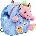 Naturally KIDS Mochila para niños pequeños con juguete de unicornio...