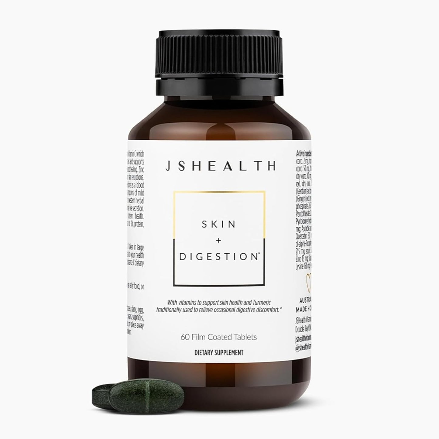 JSHealth Fórmula de vitaminas para la piel y la digestión | Supleme...