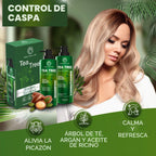 Juego de champú y acondicionador de árbol de té, sin sulfato, cuida...