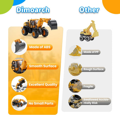 Dimoarch Juguetes de camiones de construcción para niños pequeños |...