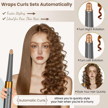 PUREGUST Accesorio cónico de barriles de pelo largo compatible con...