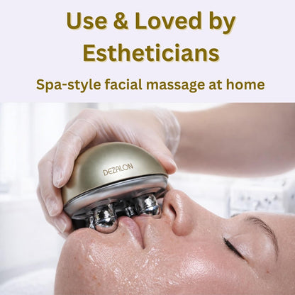 DEZALON Dispositivo facial de microcorriente, herramienta de masaje...