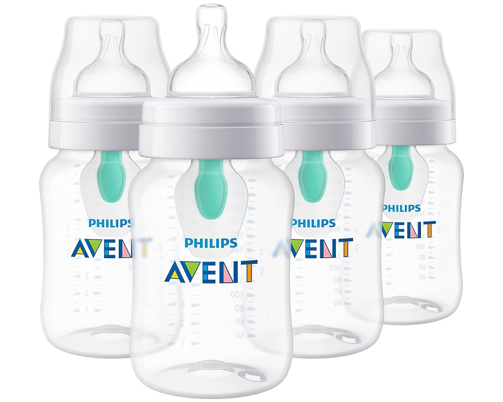 Philips AVENT - Biberón anticólicos con ventilación AirFree, 266 mi...