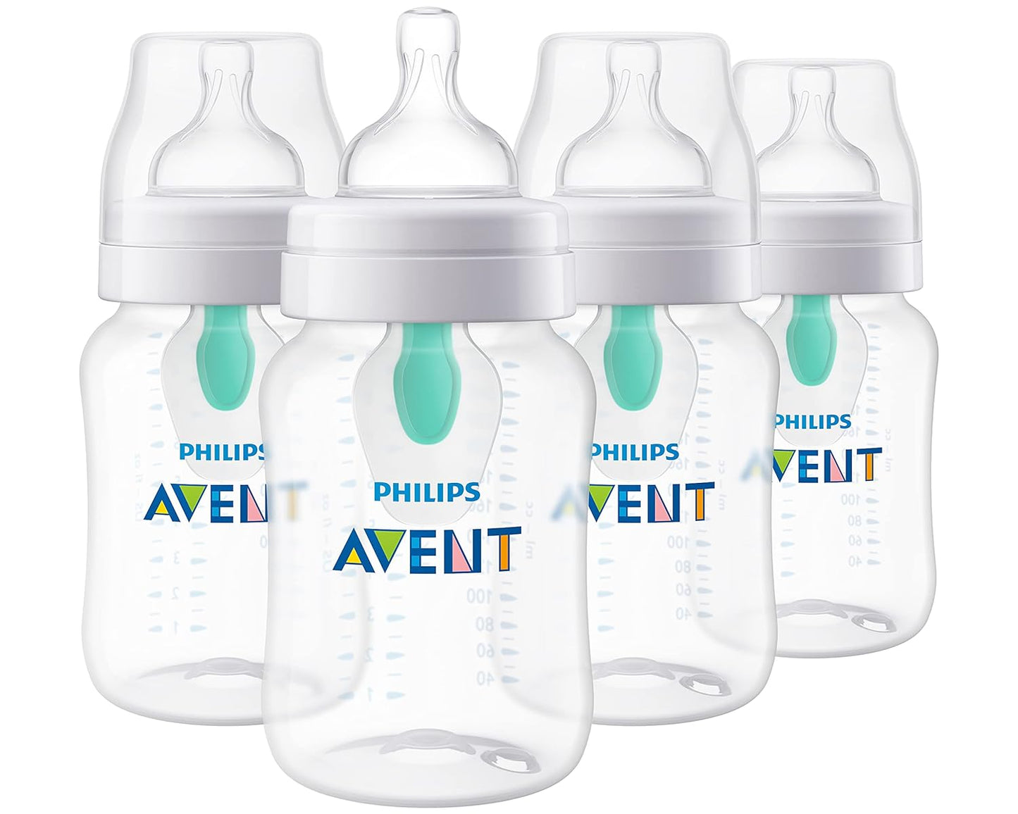 Philips AVENT - Biberón anticólicos con ventilación AirFree, 266 mi...