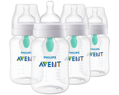 Philips AVENT - Biberón anticólicos con ventilación AirFree, 266 mi...
